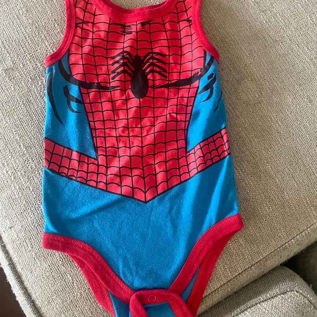 Marvel Red And Blue Baby Apparel